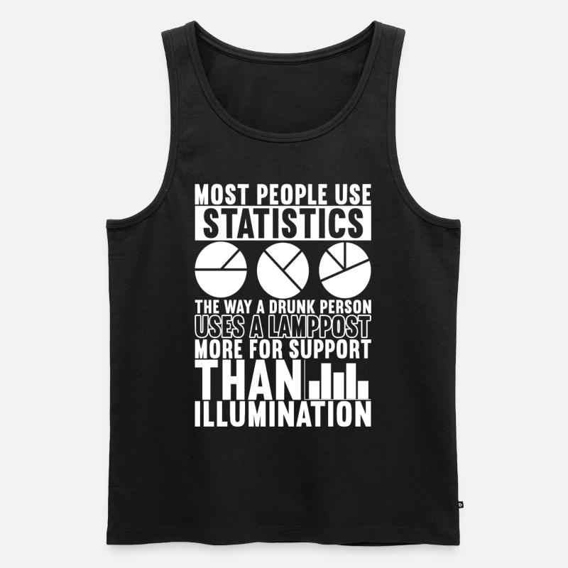 Data Scientist Data Analyst - Men's Premium Organic Tank Top - black
