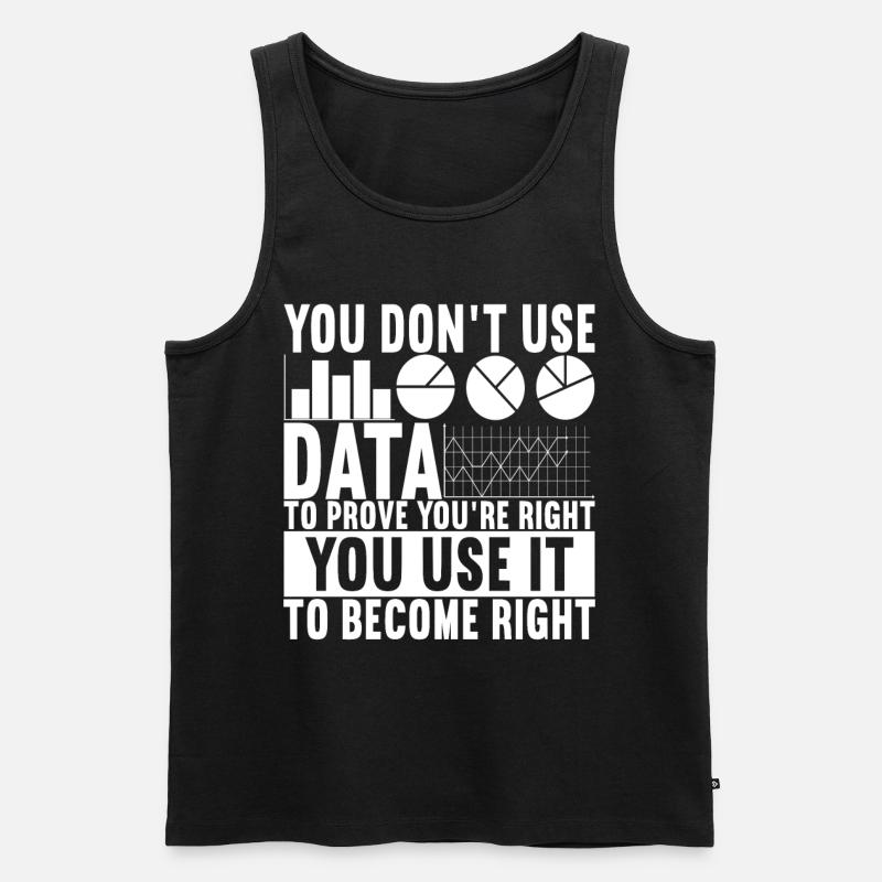 Data Scientist Data Analyst - Männer Premium Bio Tank Top - Schwarz
