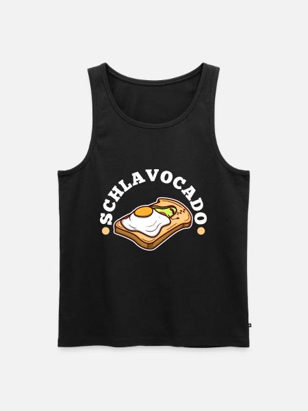 Schlavocado - Männer Premium Bio Tank Top - Schwarz