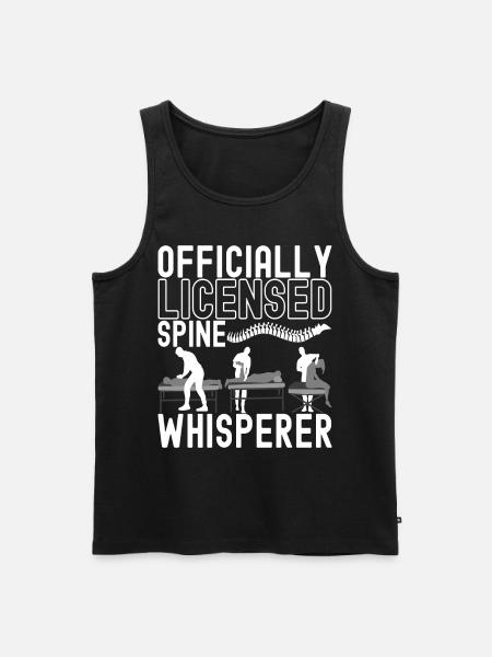 Chiropractor Chiropractic Physiotherapy - Men's Premium Organic Tank Top - black