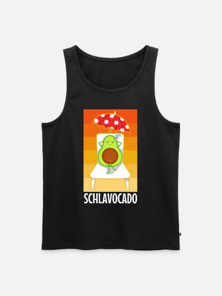 Schlavocado - Men's Premium Organic Tank Top - black