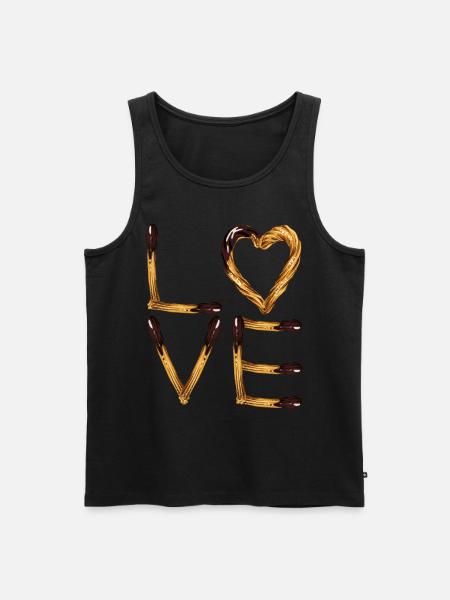 Churros - Men's Premium Organic Tank Top - black