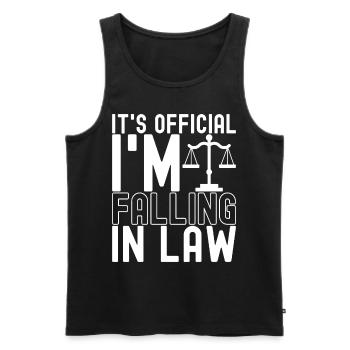 Jura Student Richter Staatsanwalt - Männer Premium Bio Tank Top - Schwarz - Vorne - Michal (187cm)