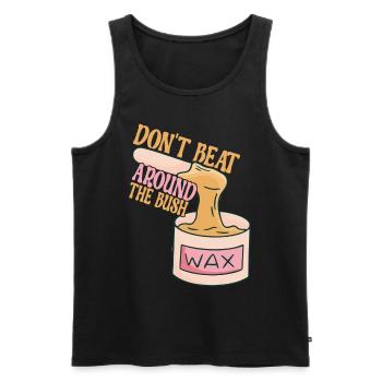 Beautician Cosmetics - Men's Premium Organic Tank Top - black - Front - AI Model Male 178 light (178cm)