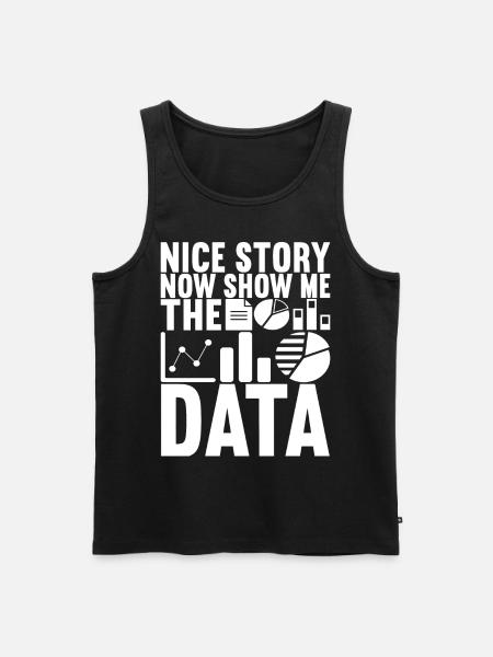 Data Scientist Data Analyst - Männer Premium Bio Tank Top - Schwarz