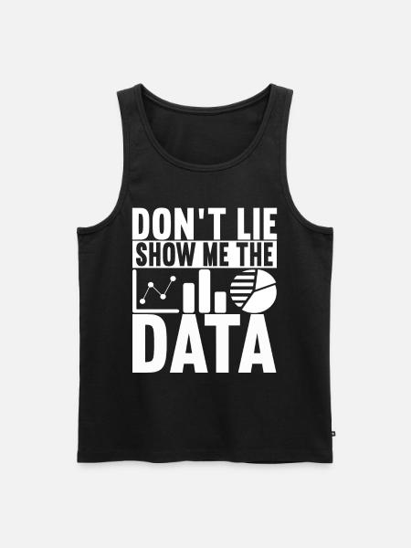 Data Scientist Data Analyst - Men's Premium Organic Tank Top - black