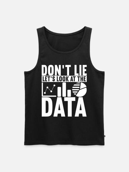 Data Scientist Data Analyst - Men's Premium Organic Tank Top - black