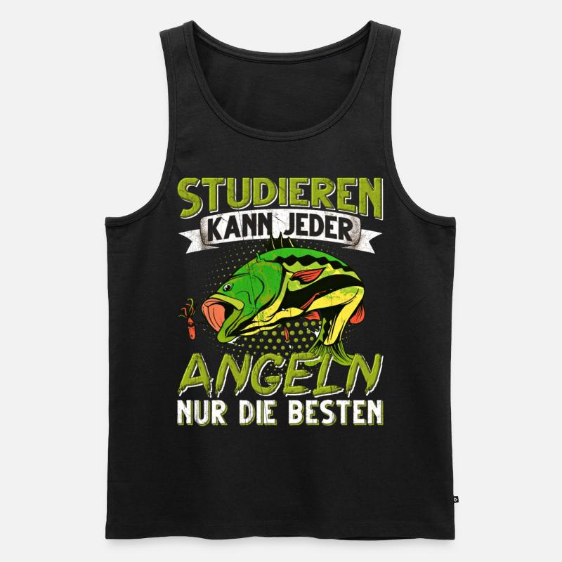 angeln angler geschenke - Männer Premium Bio Tank Top - Schwarz
