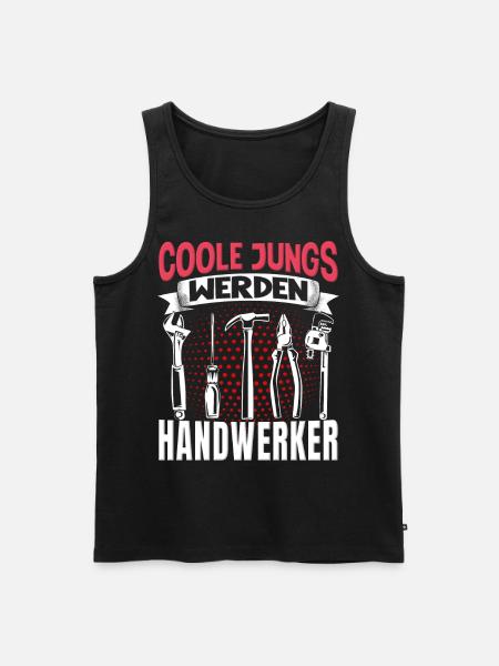 Handwerk Handwerker - Männer Premium Bio Tank Top - Schwarz