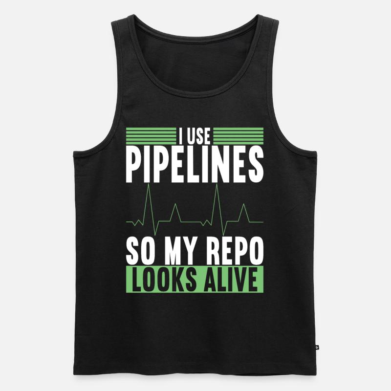 Programmierer Informatiker - Männer Premium Bio Tank Top - Schwarz