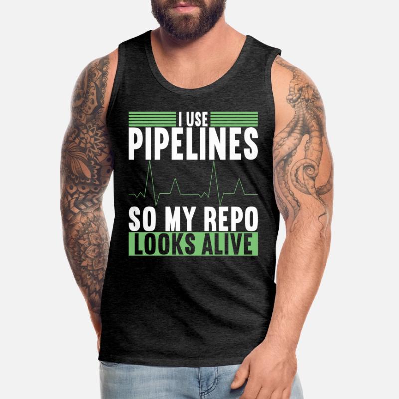Programmer Computer Scientist Men's Premium Organic Tank Top