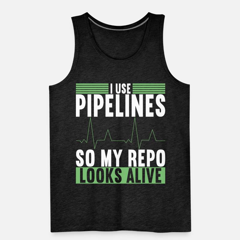 Programmer Computer Scientist Men's Premium Organic Tank Top