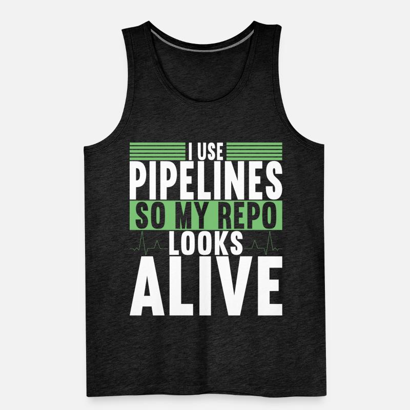 Programmer Computer Scientist Men's Premium Organic Tank Top