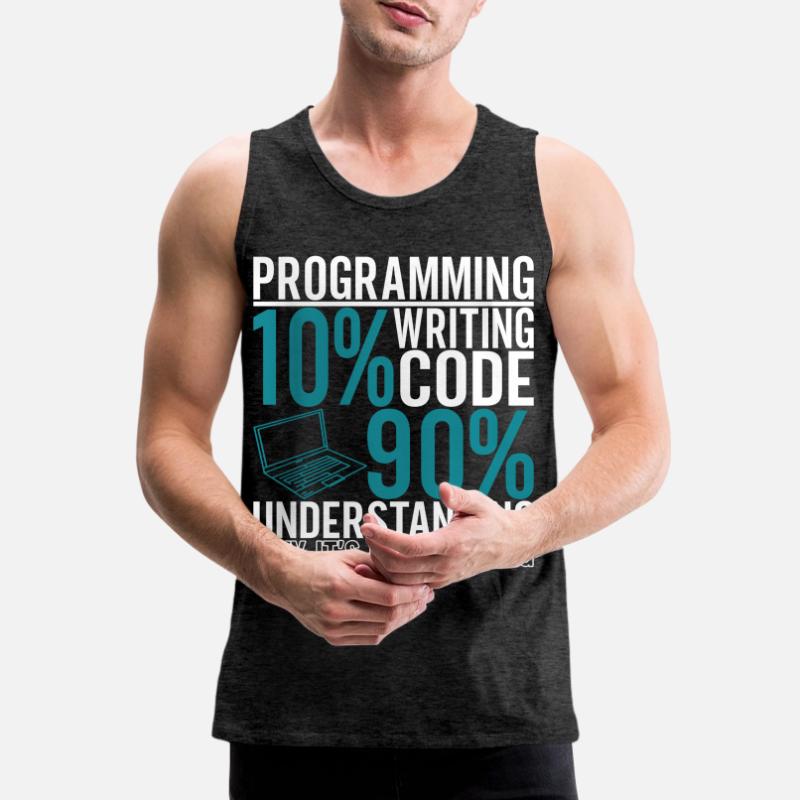 Programmer Computer Scientist Men's Premium Organic Tank Top