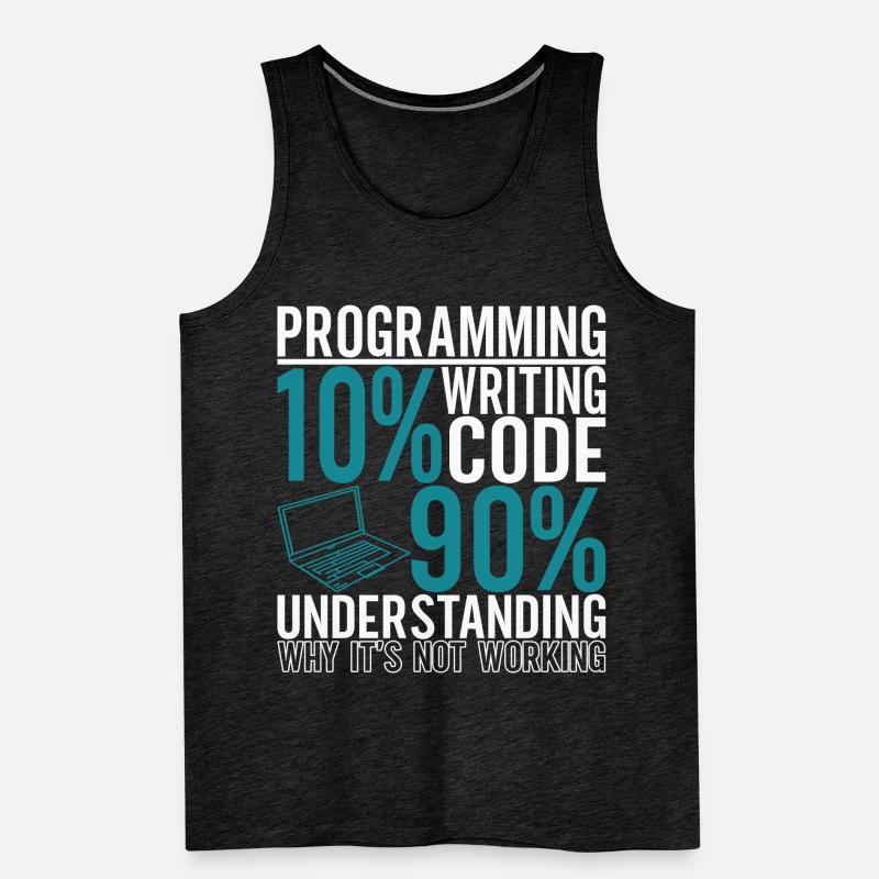 Programmer Computer Scientist Men's Premium Organic Tank Top