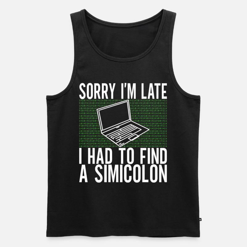 Programmer Computer Scientist - Men's Premium Organic Tank Top - black