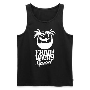 Family Holiday Squad Family Holiday Family - Men's Premium Organic Tank Top - black - Front - Michal (187cm)