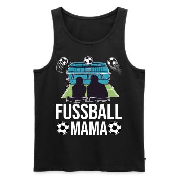 Fussballer Fussball Mama Mutter Fußball - Männer Premium Bio Tank Top - Schwarz - Vorne - AI Model Male 178 light (178cm)