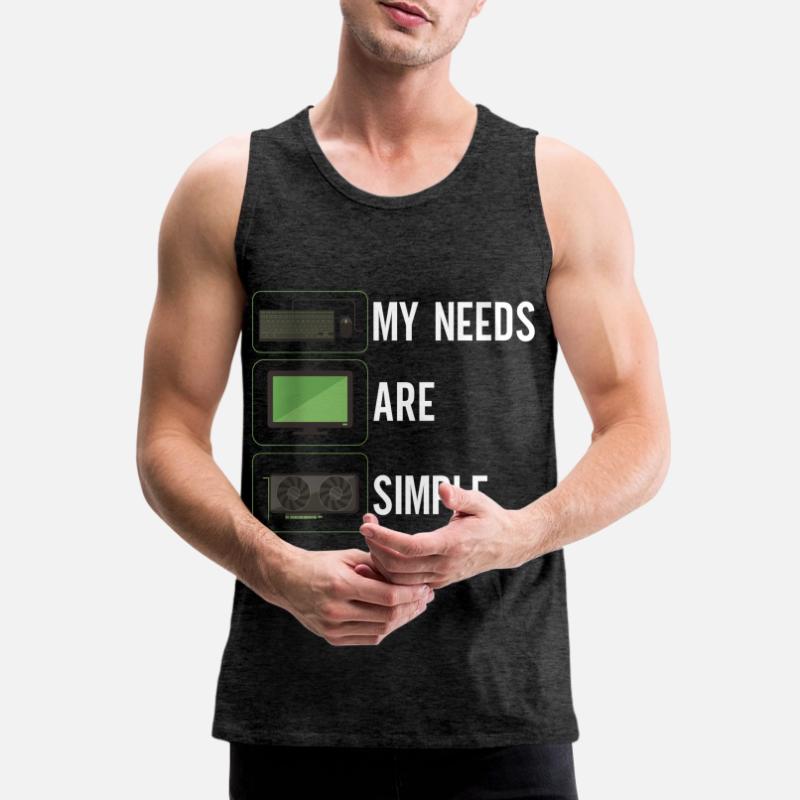 Programmer Computer Scientist Men's Premium Organic Tank Top