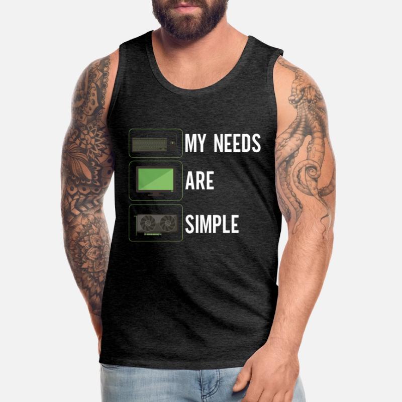 Programmer Computer Scientist Men's Premium Organic Tank Top