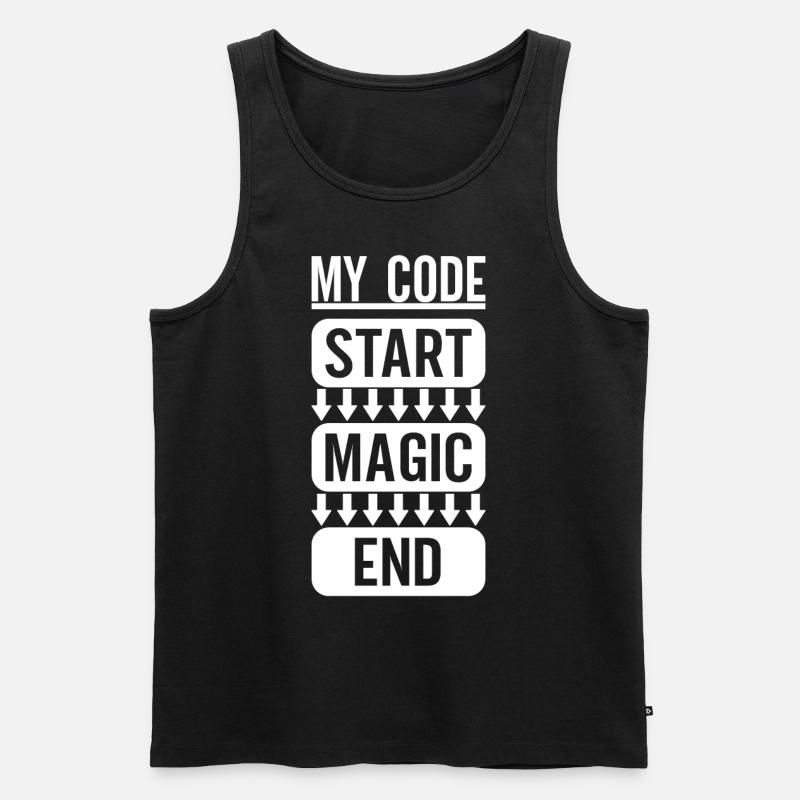 Programmierer Informatiker - Männer Premium Bio Tank Top - Schwarz