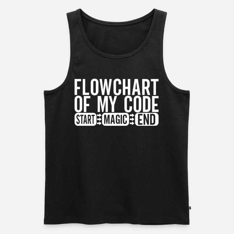 Programmer Computer Scientist - Men's Premium Organic Tank Top - black