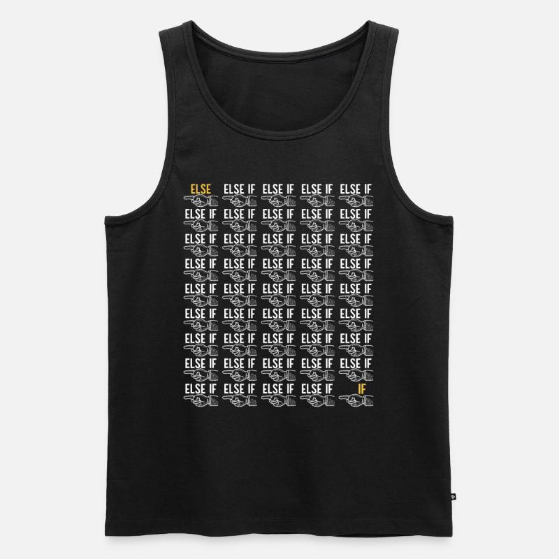 Programmer Computer Scientist - Men's Premium Organic Tank Top - black
