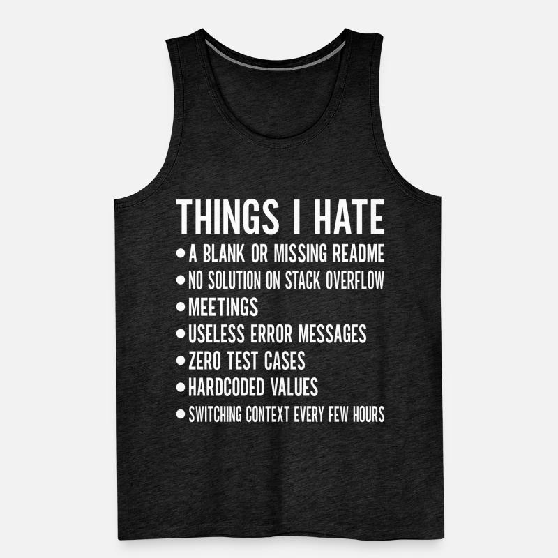 Programmer Computer Scientist Men's Premium Organic Tank Top