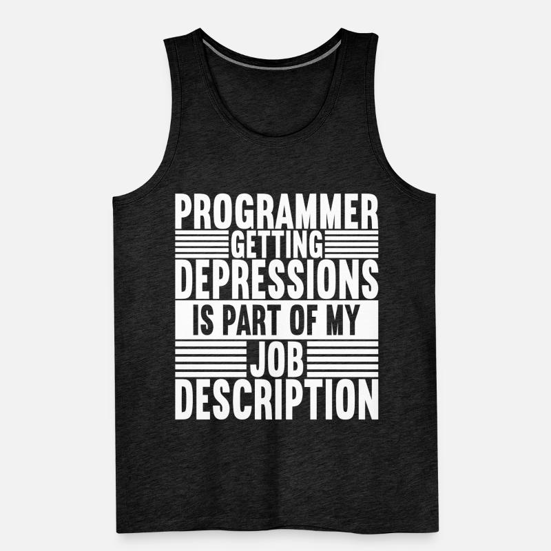 Programmer Computer Scientist Men's Premium Organic Tank Top