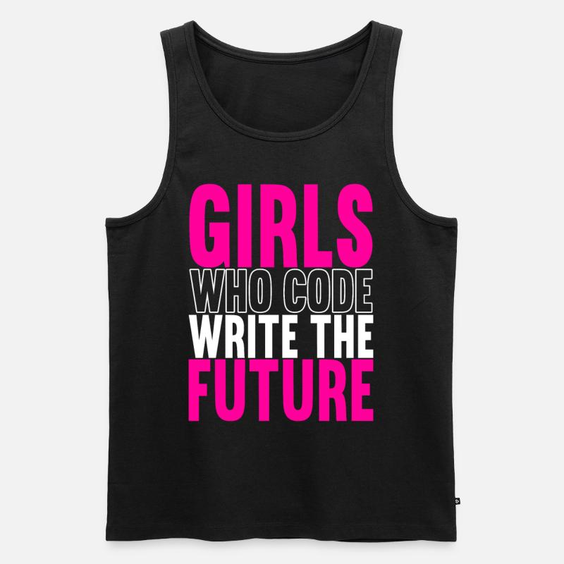 Programmer Computer Scientist - Men's Premium Organic Tank Top - black