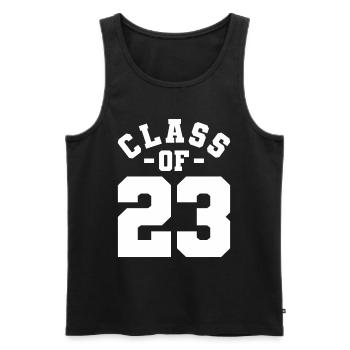Class Of 2023 College High School Graduate - Men's Premium Organic Tank Top - black - Front - Michal (187cm)