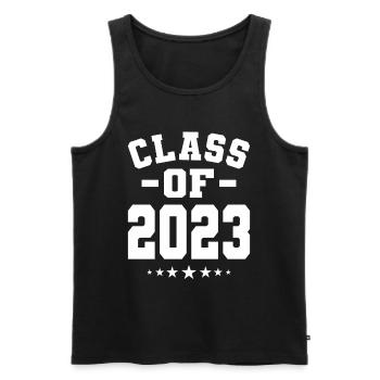 Class Of 2023 College High School Graduate - Men's Premium Organic Tank Top - black - Front - Michal (187cm)