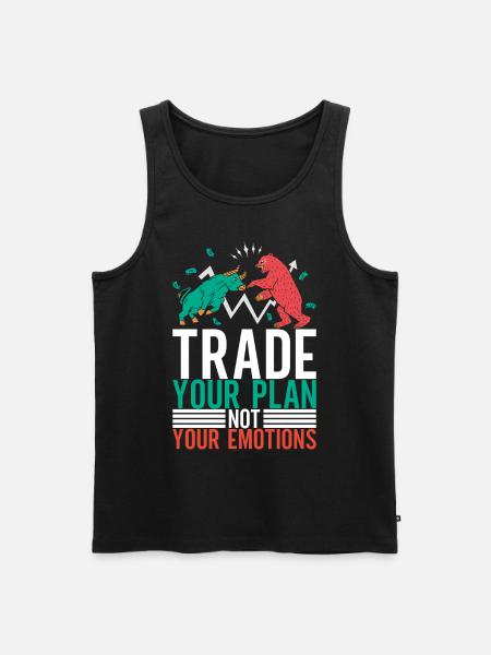 Shares Shareholder Investor - Men's Premium Organic Tank Top - black