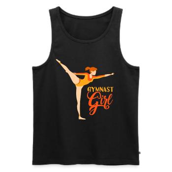 Gymnast Gymnast Girls Gymnastics Gymnastics - Men's Premium Organic Tank Top - black - Front - Michal (187cm)