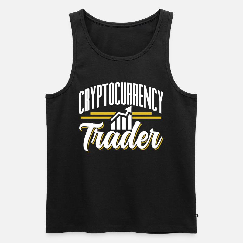 Kryptowährungs Händler Krypto Crypto Trader - Männer Premium Bio Tank Top - Schwarz