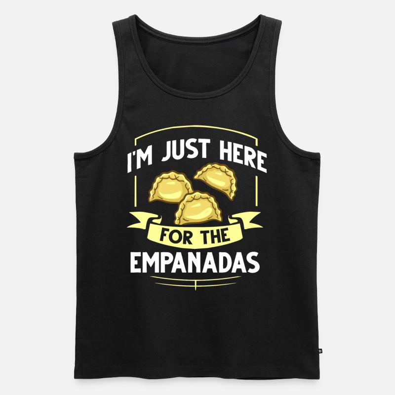Empanada Argentina Dumpling Spain - Men's Premium Organic Tank Top - black