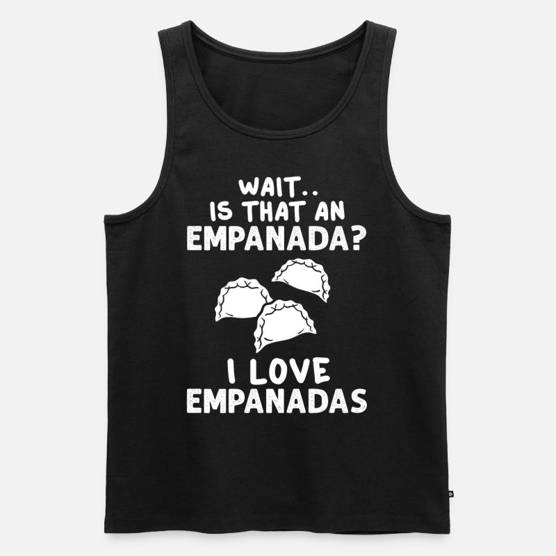 Empanada Argentina Dumpling Spain - Men's Premium Organic Tank Top - black