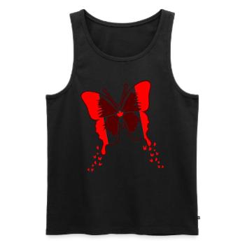 Drapeau du Canada - Débardeur bio Premium Homme - noir - Devant - Michal (187cm)