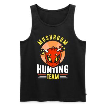 Mushroom pickers Team Mushroom pickers Mushroom pickers - Men's Premium Organic Tank Top - black - Front - Michal (187cm)
