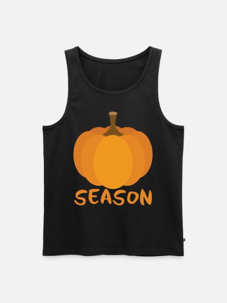 Pumpkin Season - Men's Premium Organic Tank Top - black