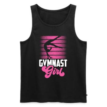 Gymnast Gymnast Girls Gymnastics Gymnastics - Men's Premium Organic Tank Top - black - Front - Michal (187cm)