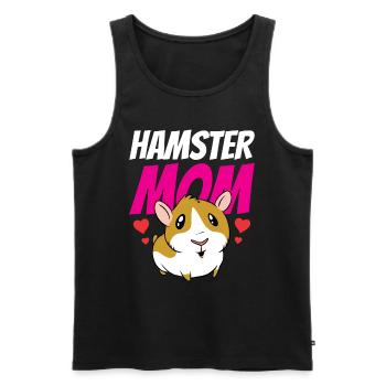 Hamster Mom Owner Pet Sweet - Men's Premium Organic Tank Top - black - Front - Michal (187cm)