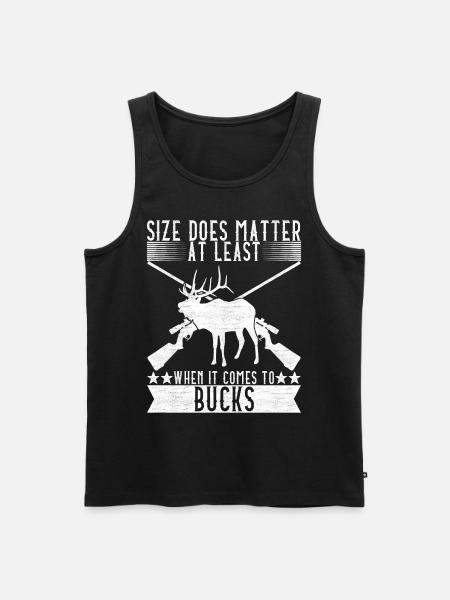 Hunting Hunter Hunting Deer - Men's Premium Organic Tank Top - black
