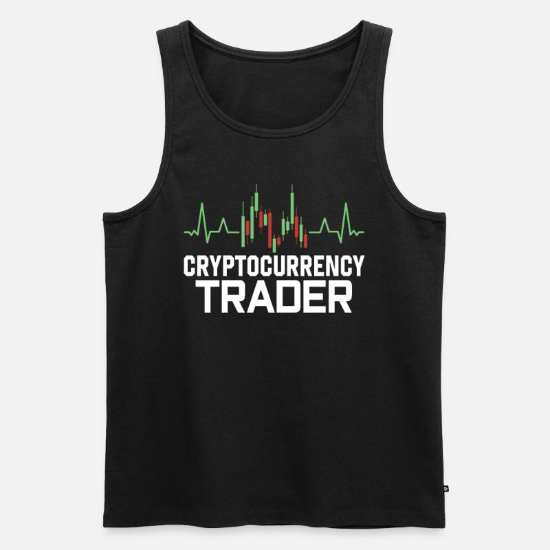 Kryptowährungs Händler Krypto Crypto Trader - Männer Premium Bio Tank Top - Schwarz