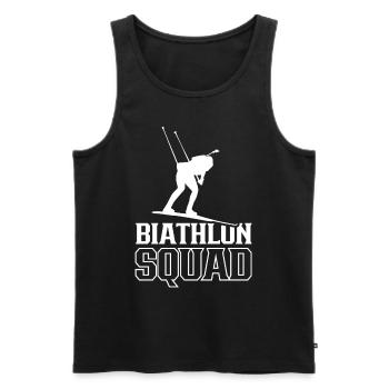 Biathlon Team Biathlete Biathlons Biathlete Sport - Men's Premium Organic Tank Top - black - Front - AI Model Male 178 light (178cm)