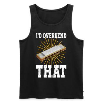 Harmonica Harmonica - Men's Premium Organic Tank Top - black - Front - Michal (187cm)