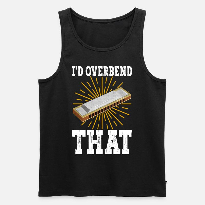 Harmonica Harmonica - Men's Premium Organic Tank Top - black