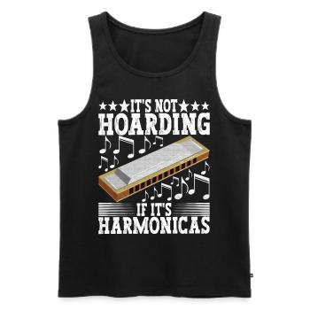 Harmonica Harmonica - Men's Premium Organic Tank Top - black - Front - AI Model Male 178 light (178cm)