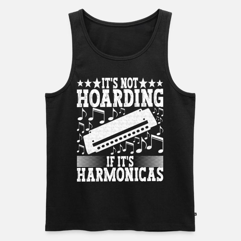 Harmonica Harmonica - Débardeur bio Premium Homme - noir
