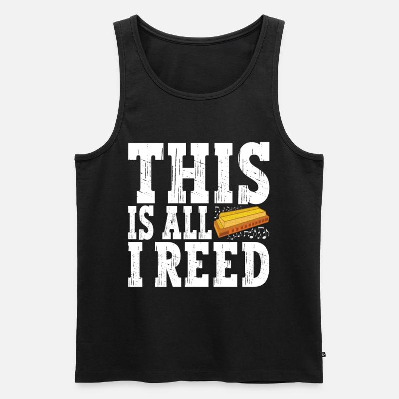 Harmonica Harmonica - Men's Premium Organic Tank Top - black